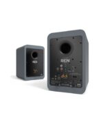 Kanto Audio - REN 200W Powered Bookshelf Speakers with HDMI ARC, USB-C, and Bluetooth 5.3 - Matte Grey, Pair - Image 2