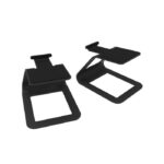 كانتو أوديو - إس إي ٢ قواعد سماعات مكتبية مرتفعة للسماعات الصغيرة زوج من القواعد - أسود