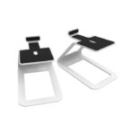 كانتو أوديو - إس إي ٤دبليو قواعد سماعات مكتبية مرتفعة للسماعات متوسطة الحجم - أبيض