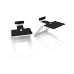 كانتو أوديو - إس إي ٦دبليو قواعد سماعات مكتبية مرتفعة للسماعات الكبيرة زوج من القواعد - أبيض