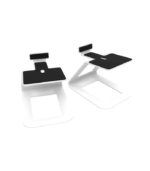 كانتو أوديو - إس إي ٦دبليو قواعد سماعات مكتبية مرتفعة للسماعات الكبيرة زوج من القواعد - أبيض