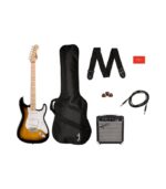 Fender SQUIER - 371720603 Squier Sonic Stratocaster Pack, Maple Fingerboard, 2-Color Sunburst, Gig Bag, 10G - 230V EU