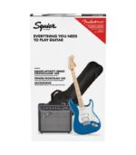 Fender - SQUIER 372820602 Affinity Series Stratocaster HSS Pack, Maple Fingerboard, Lake Placid Blue, Gig Bag, 15G - 230V EU - Image 2