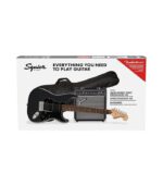Fender - SQUIER 372821669 Affinity Series™ Stratocaster® HSS Pack, Laurel Fingerboard, Charcoal Frost Metallic, Gig Bag, 15G - 230V EU - Image 6