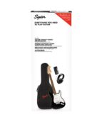 Fender - SQUIER 372873106 Affinity Series® Stratocaster® Mustang™ Micro Pack, Laurel Fingerboard, Black, Gig Bag, HD9, US, CA, EU, AU, JP - Image 8