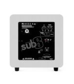 ⁦كانتو أوديو - سوب ٨ مضخم صوت نشط بقدرة ٣٠٠ واط ومقاس ٨ بوصة تصميم مغلق - أبيض مطفي⁩ - الصورة ⁦3⁩