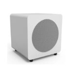 Kanto Audio - SUB8 300W 8" Sealed Powered Subwoofer, Matte White / White Grille