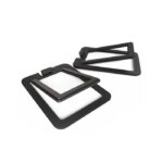 Kanto Audio - S2 Angled Desktop Speaker Stands for Small Speakers - Black, Pair