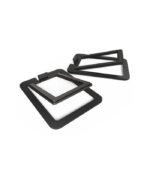 Kanto Audio - S2 Angled Desktop Speaker Stands for Small Speakers - Black, Pair