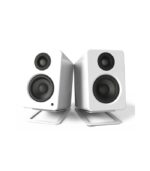 Kanto Audio - S2W Angled Desktop Speaker Stands for Small Speakers - White, Pair - Image 2