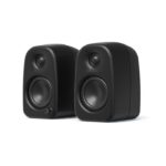 Kanto Audio - UKI 100W Desktop Speakers with Bluetooth, USB-C, Headphone out – Onyx (Matte Black), Pair