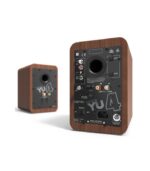 Kanto Audio - YU4 140W Powered Bookshelf Speakers with Bluetooth and Phono Preamp - Walnut, Pair - Image 2