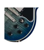 Epiphone - Les Paul Double Cut Figured Electric Guitar - Ocean Water - Image 8