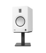 ⁦كانتو أوديو - إس بي ٦ إتش دي قواعد سماعات مكتبية عالمية مقاس ٦ بوصة مع نظام إدارة الكابلات زوج من القواعد - أسود⁩ - الصورة ⁦2⁩