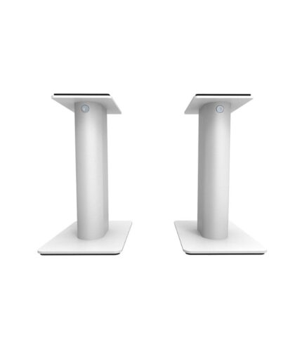 كانتو أوديو - إس بي ٩دبليو قواعد سماعات مكتبية عالمية مقاس ٩ بوصة مع نظام إدارة الكابلات زوج من القواعد - أبيض