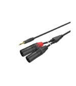 Roxtone - PACC170L0050 - 2 XLR Male to 3.5mm JK 5 Meters - Audio Cable