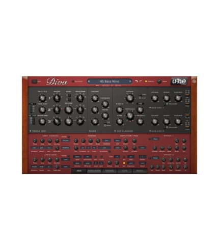 u-he Diva - Analogue Synth Plugin - Digital Delivery