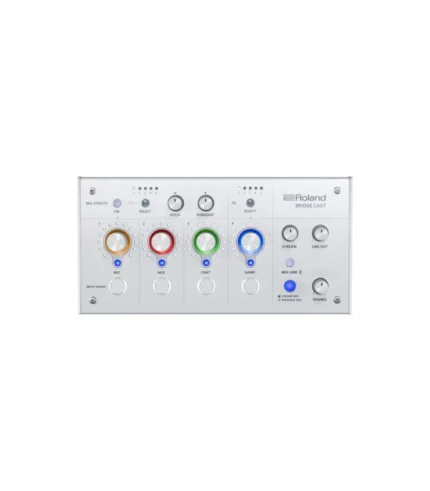 Roland BRIDGE CAST Dual-Bus Streaming/Gaming Mixer (Ice White)