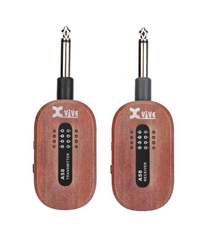 A58 5.8 GHz Guitar Wireless System Mahogany Color A58 5.8 GHz Guitar Wireless System Mahogany Color