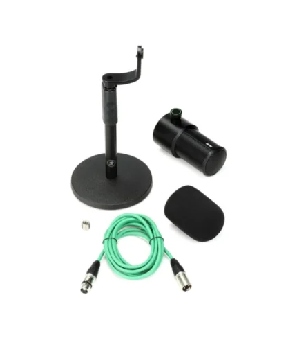 EM-99B Dynamic Broadcast Microphone with Desktop Stand and XLR Cable Included